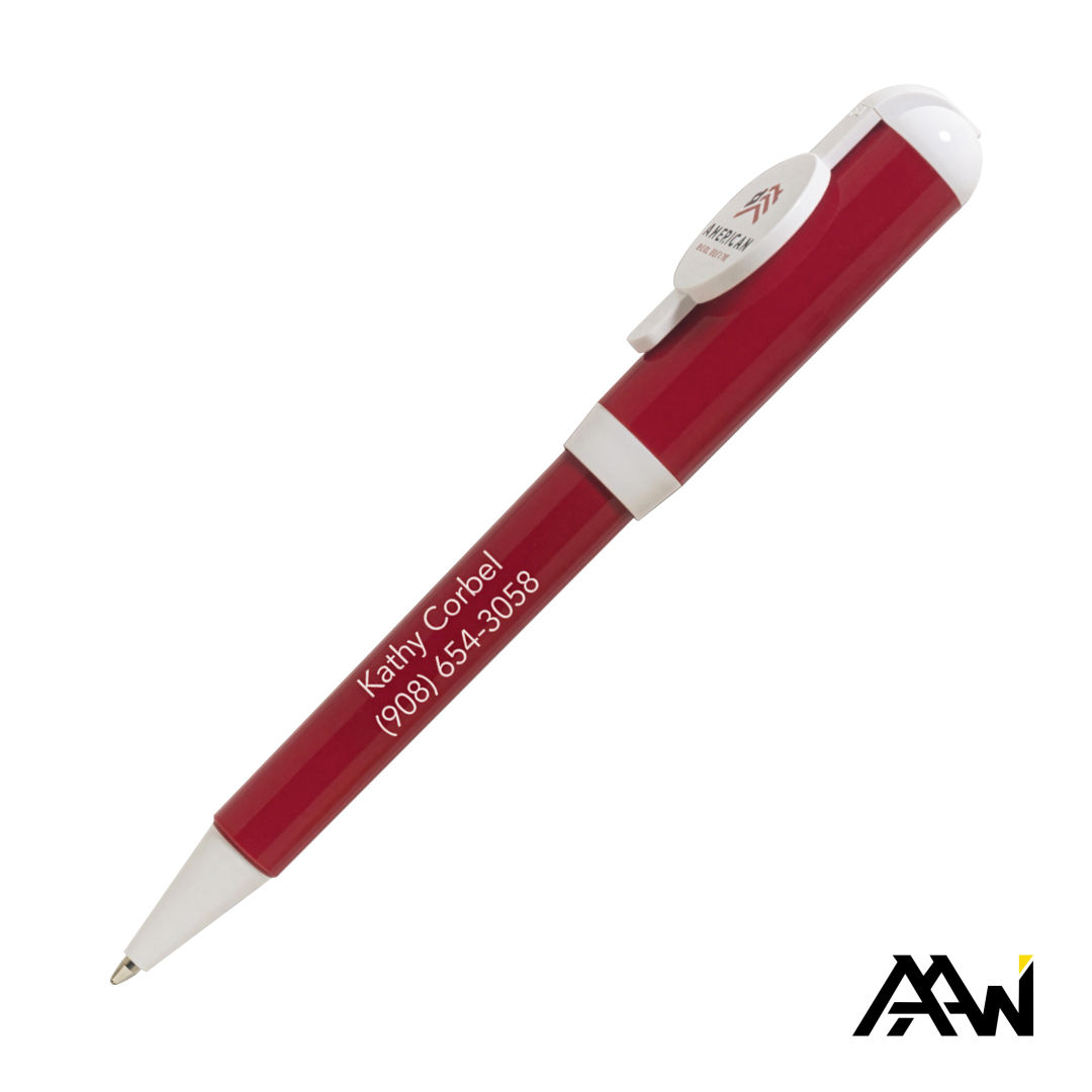 Jumbo VividPrint™ Billboard Twist Pen - White Accent 7