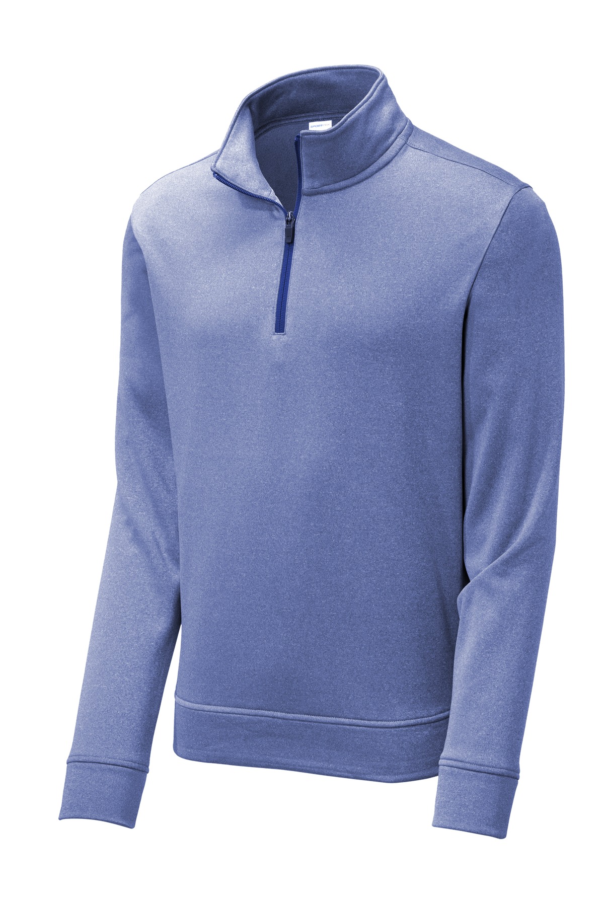 Sport-Tek PosiCharge Sport-Wick Heather Fleece 1/4-Zip Pullover. ST263, custom hoodie or sweatshirt with logo imprint 15