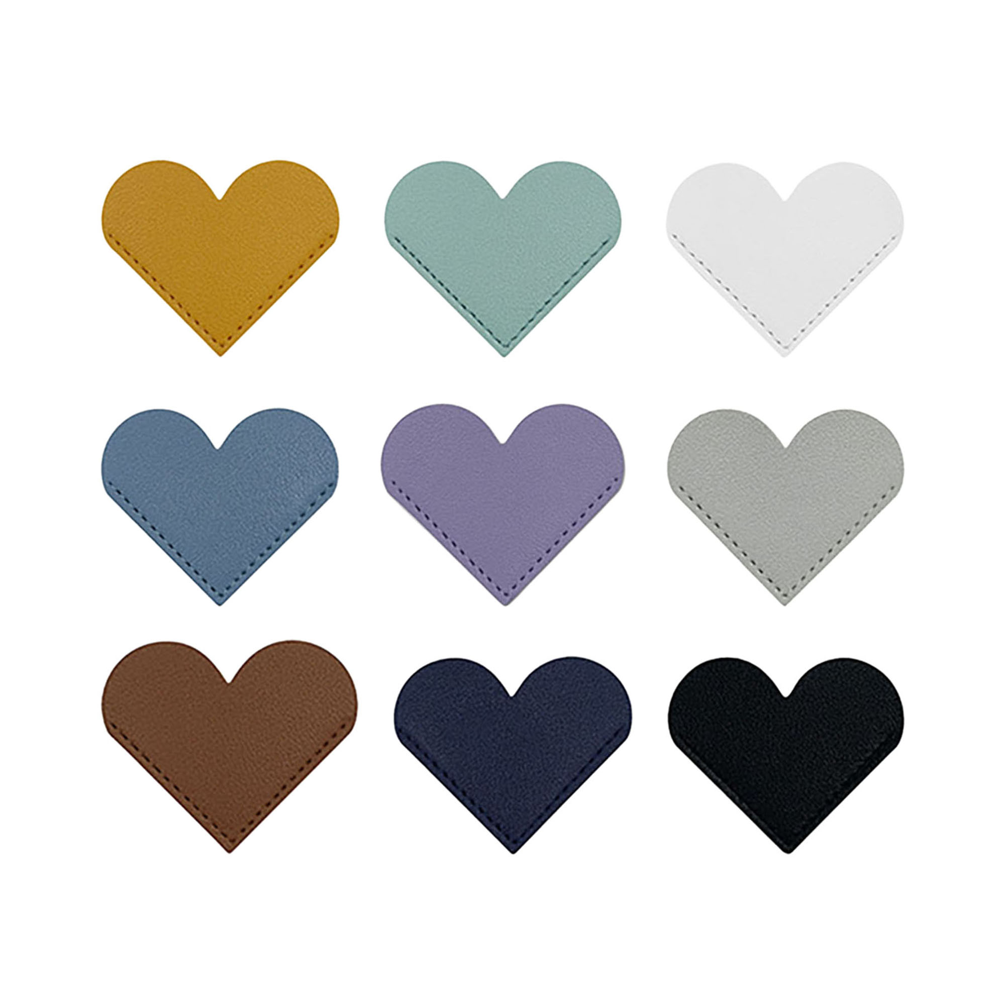 Leather Heart Bookmarks 3