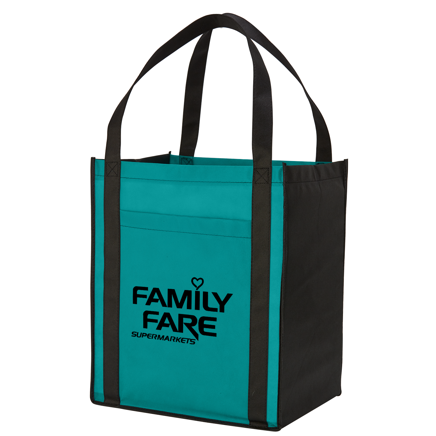 Large Non-Woven Grocery Tote Bag w/ Pocket 8