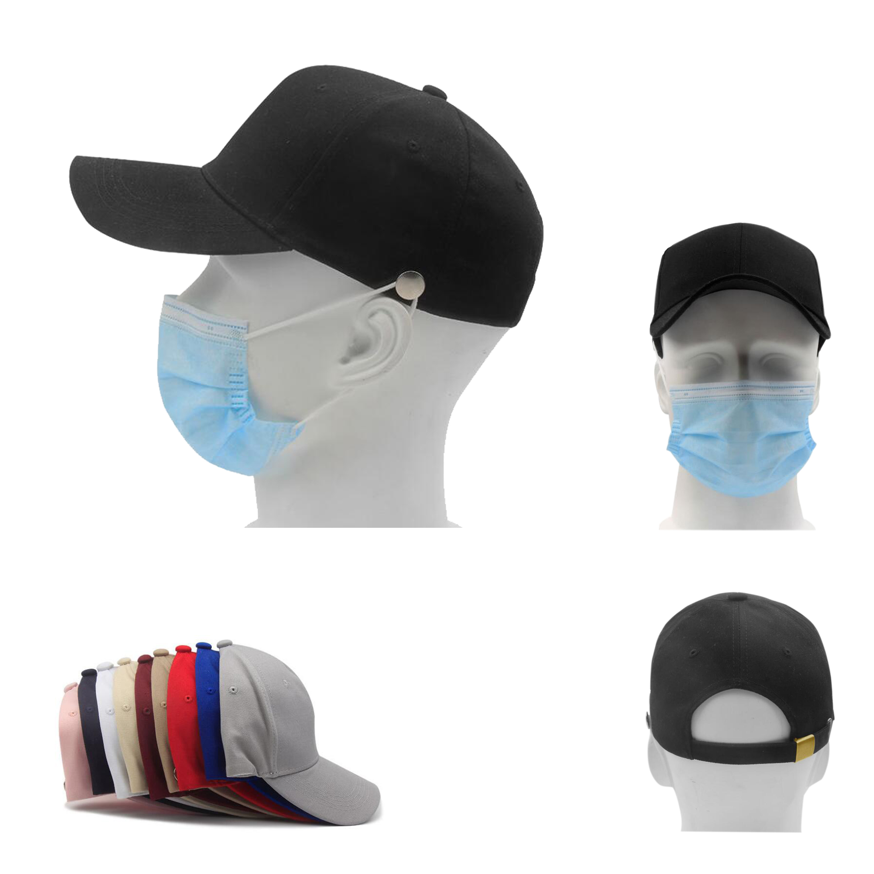 Caps That Hanging Masks With Hook Hats 2