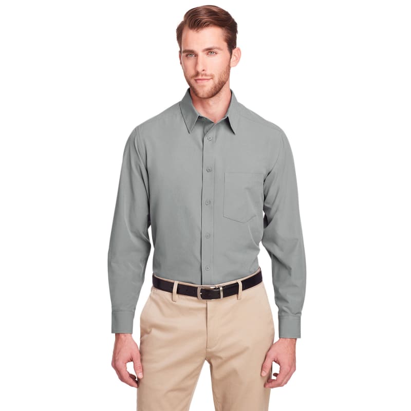 UltraClub Men's Bradley Performance Woven Shirt 19