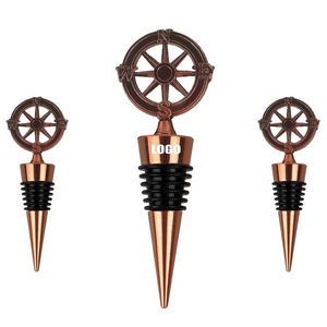 Stylish Compass Inspired Wine Cork Bottle Stopper 6