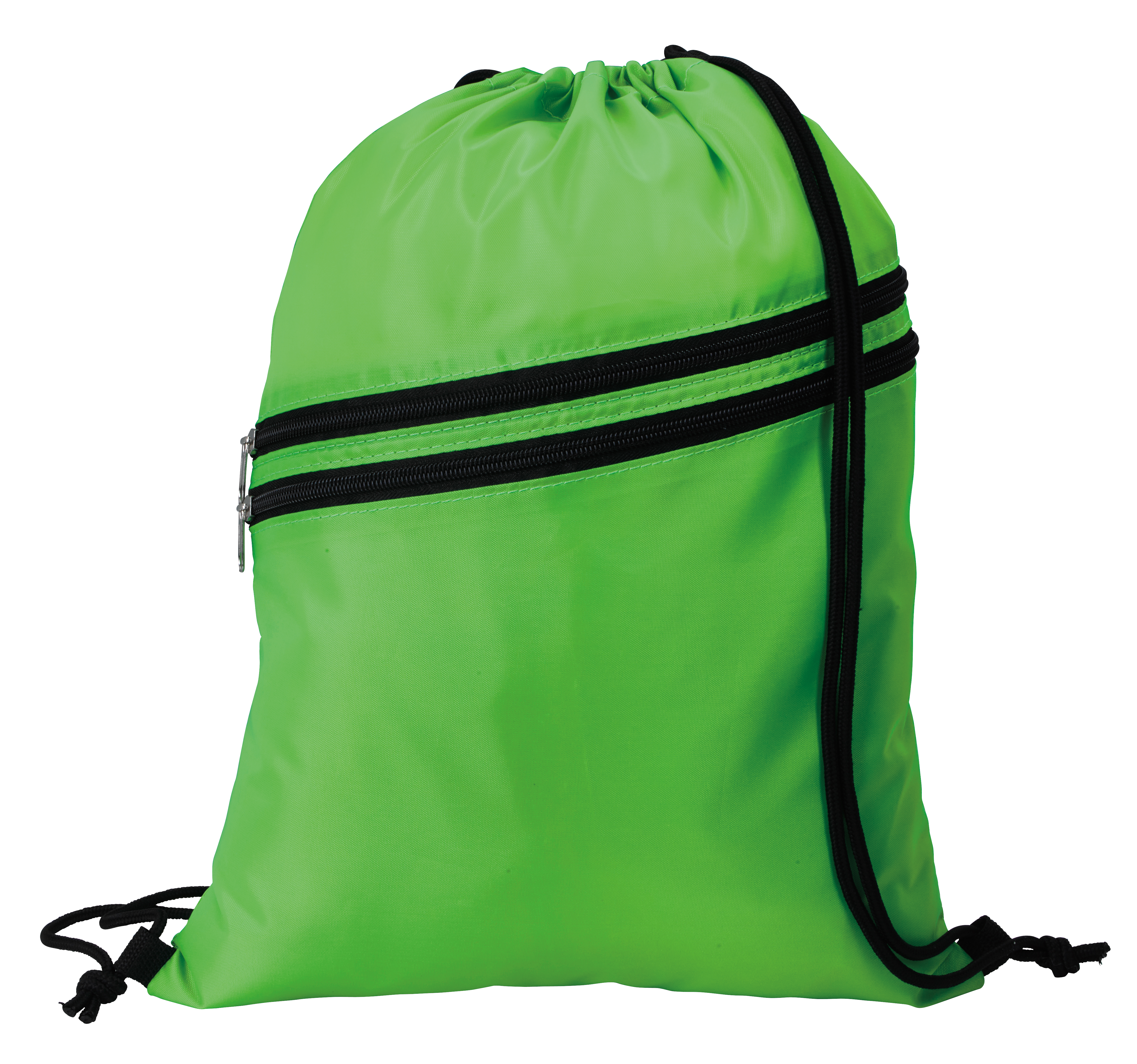 Good Value™ Neon Multi-Zippered Drawstring Backpack 13