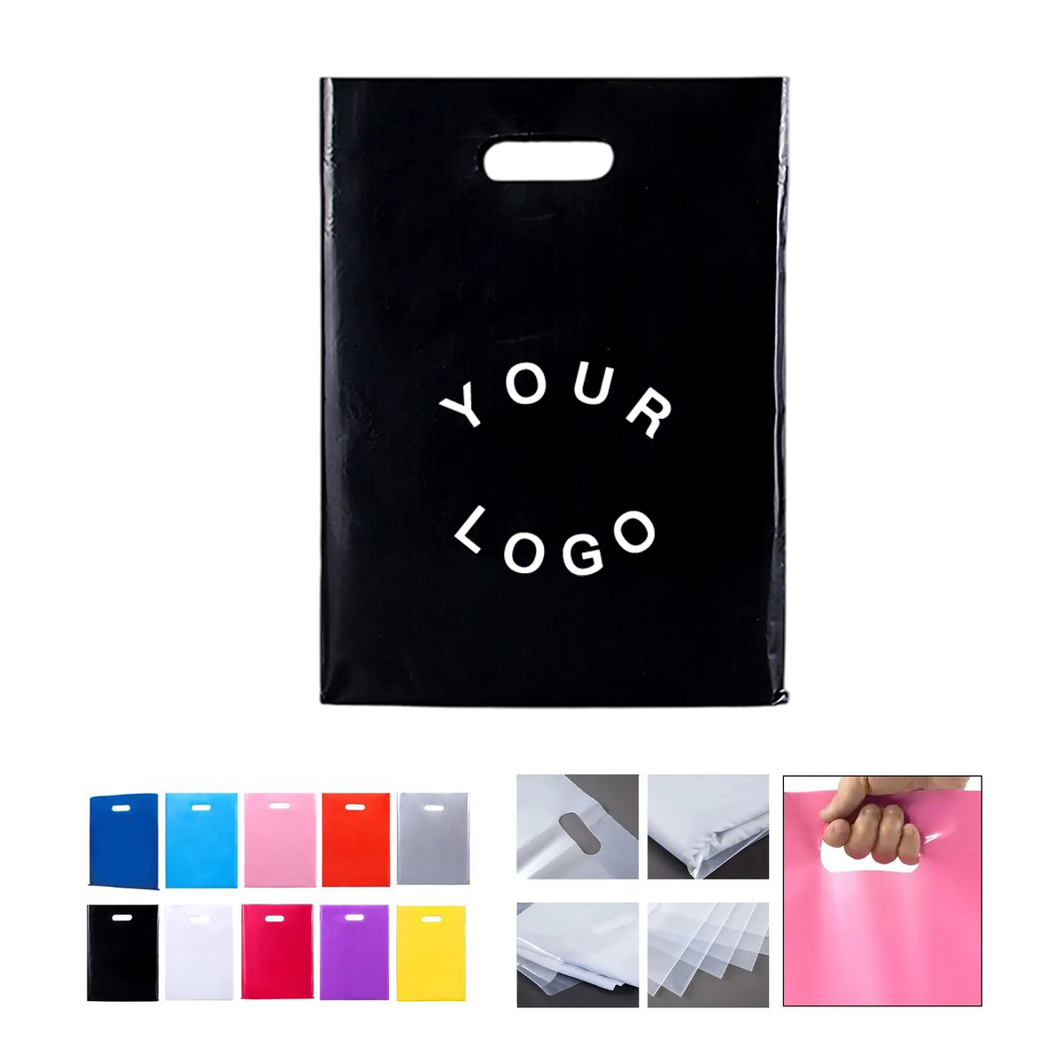 Reusable Non Woven Bag with Cutout Handles 5