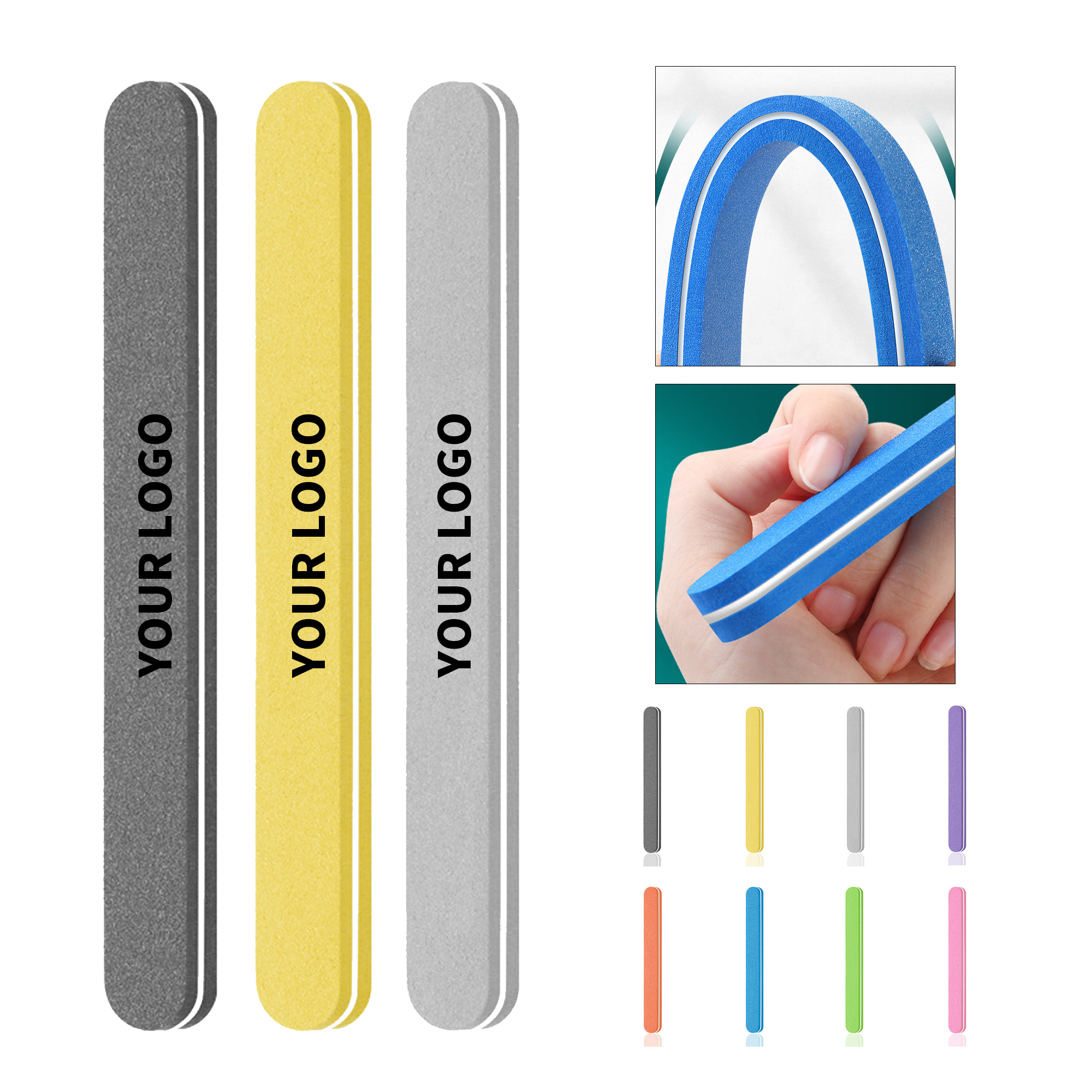 Professional Nail File With Foam Cushion 9