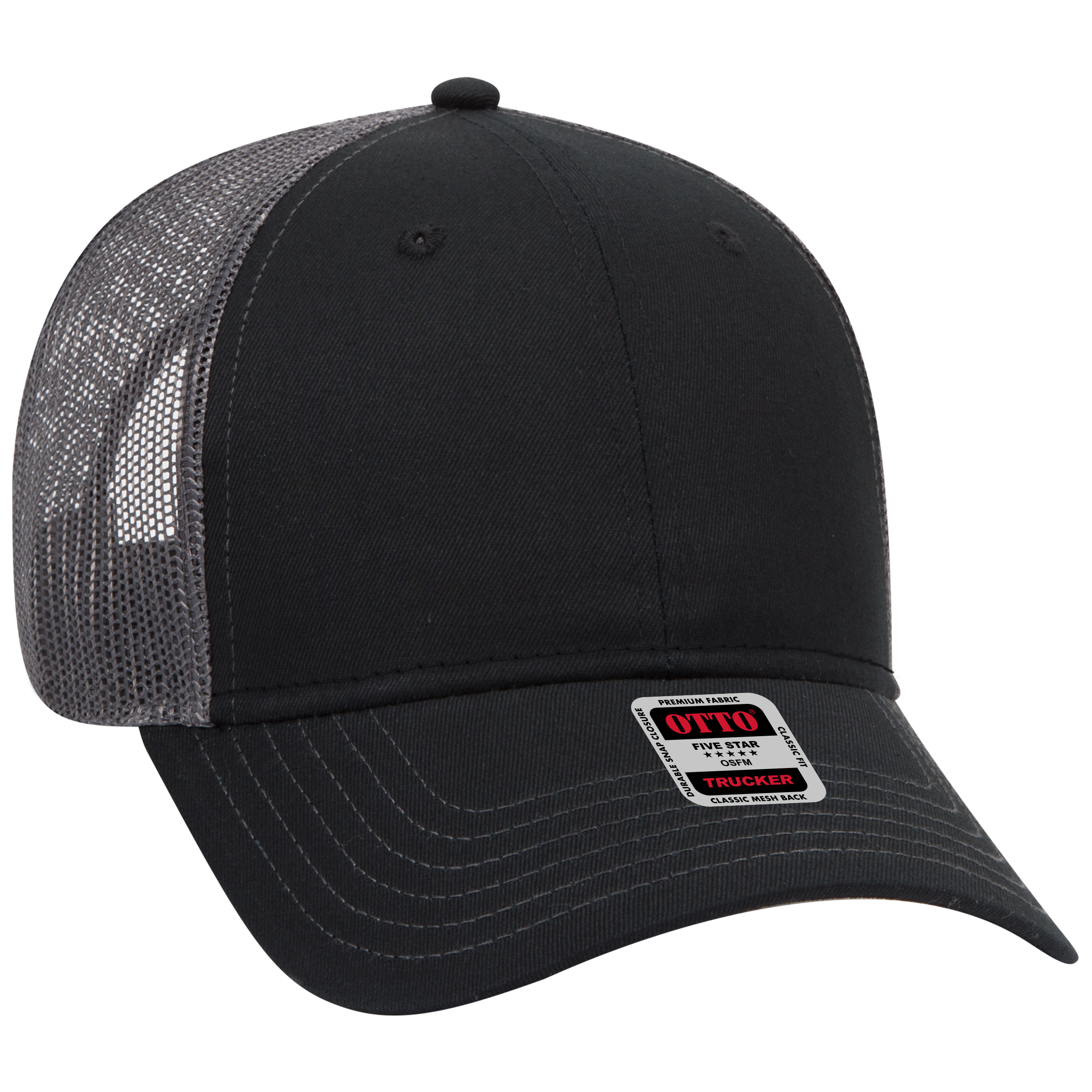 OTTO CAP® 6 Panel Low Profile Mesh Back Trucker Hat 219