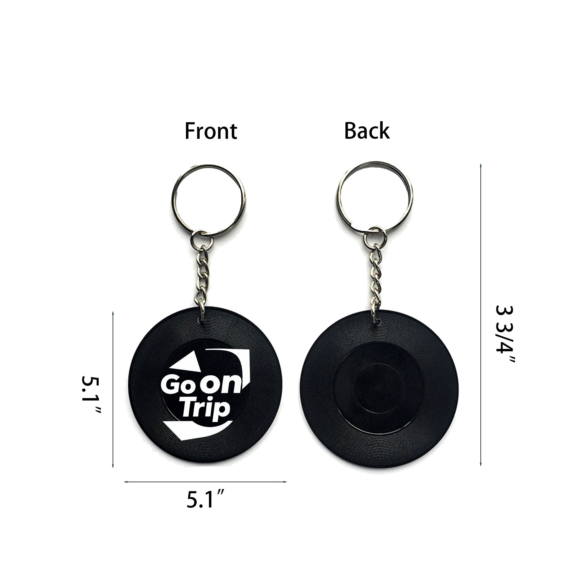 Music Record Key Ring 2