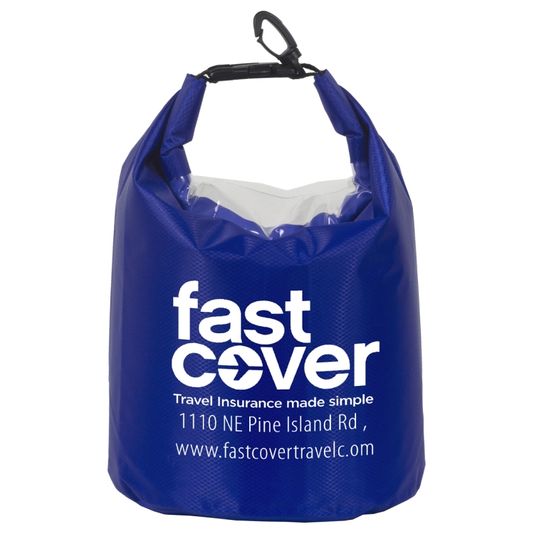"The Navagio" 5.0 Liter Water Resistant Dry Bag With Clear Pocket Window 27