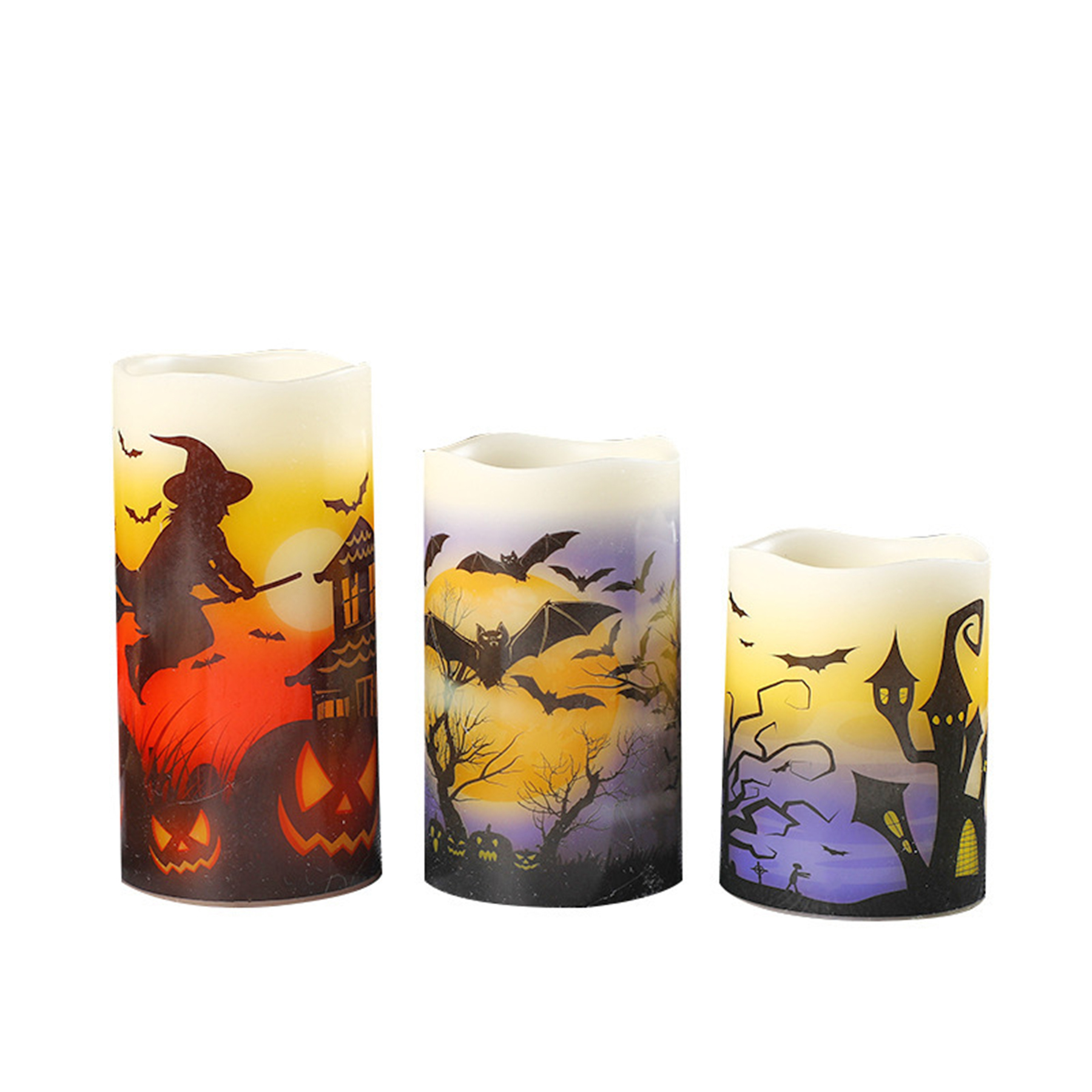 Halloween Flameless Flickering LED Candles 4