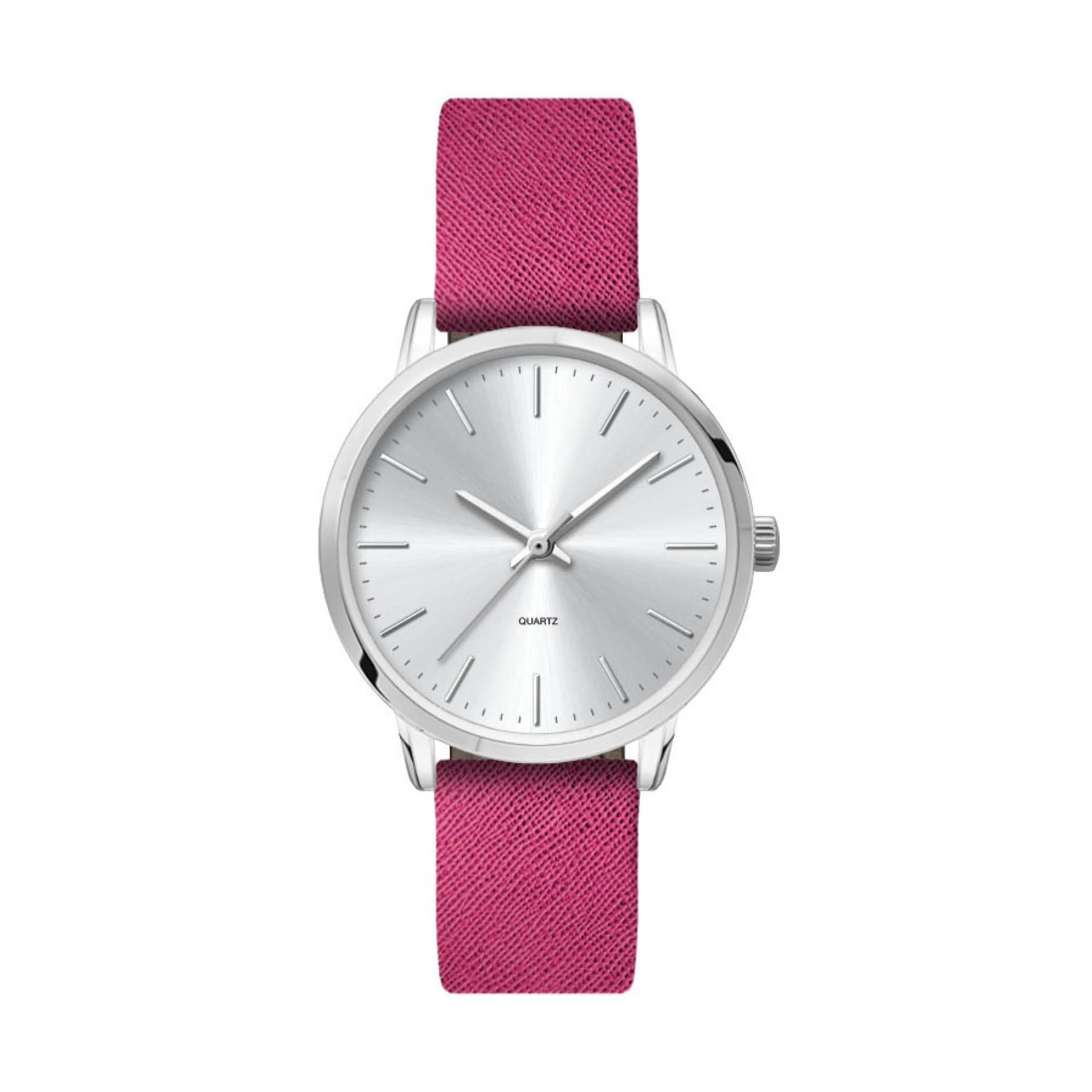 30.5MM, SILVER METAL CASE, 3-HAND MVT 4