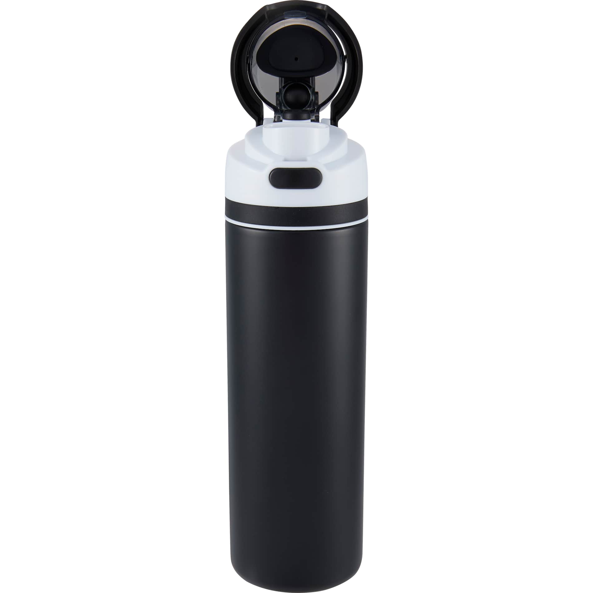 Elvin 28oz Recycled Stainless Flip Straw Bottle, custom water bottle with logo imprint 199