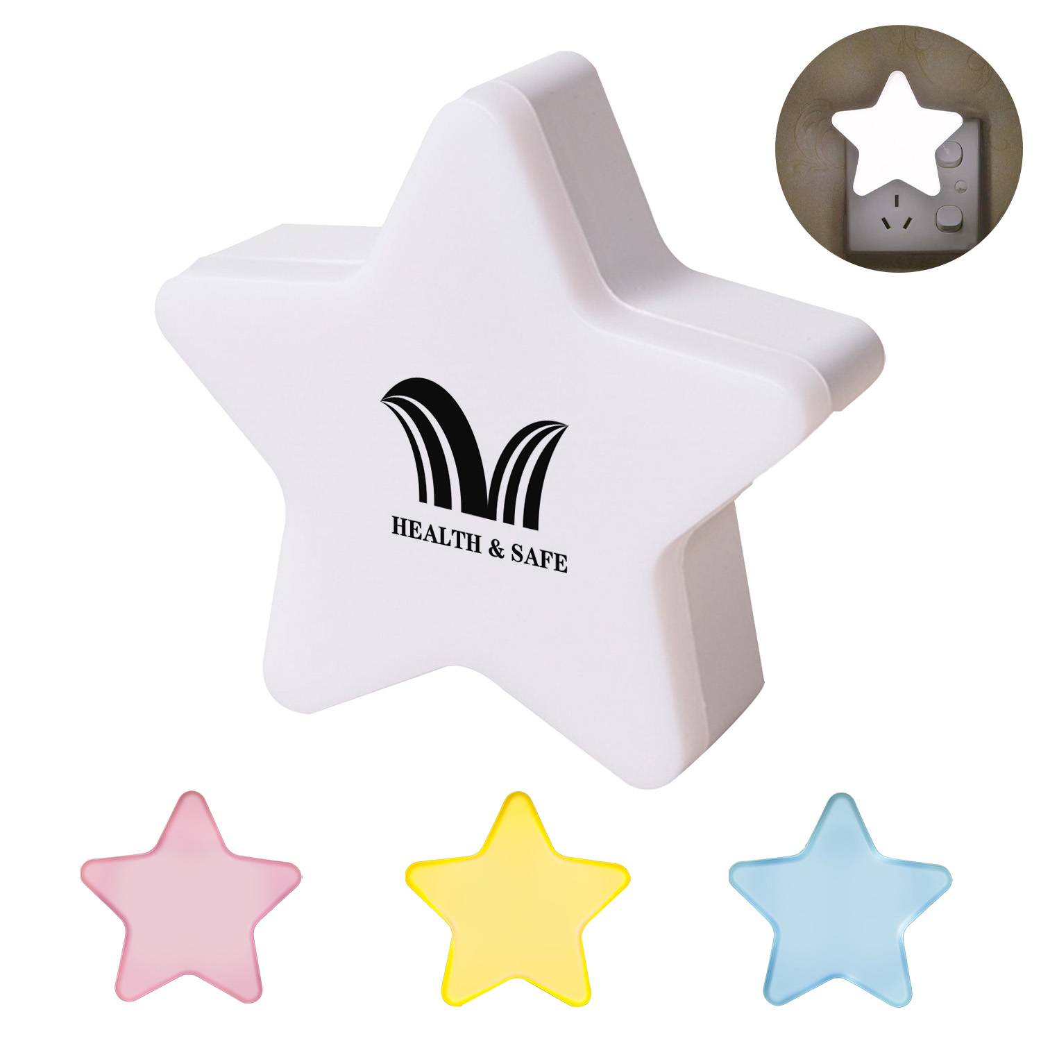 Star Shaped LED Plug-in Night Light 9