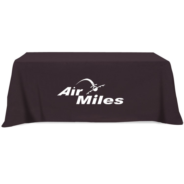 Flat 3-sided Table Cover - fits 8 foot standard table: Poly-Cotton 9