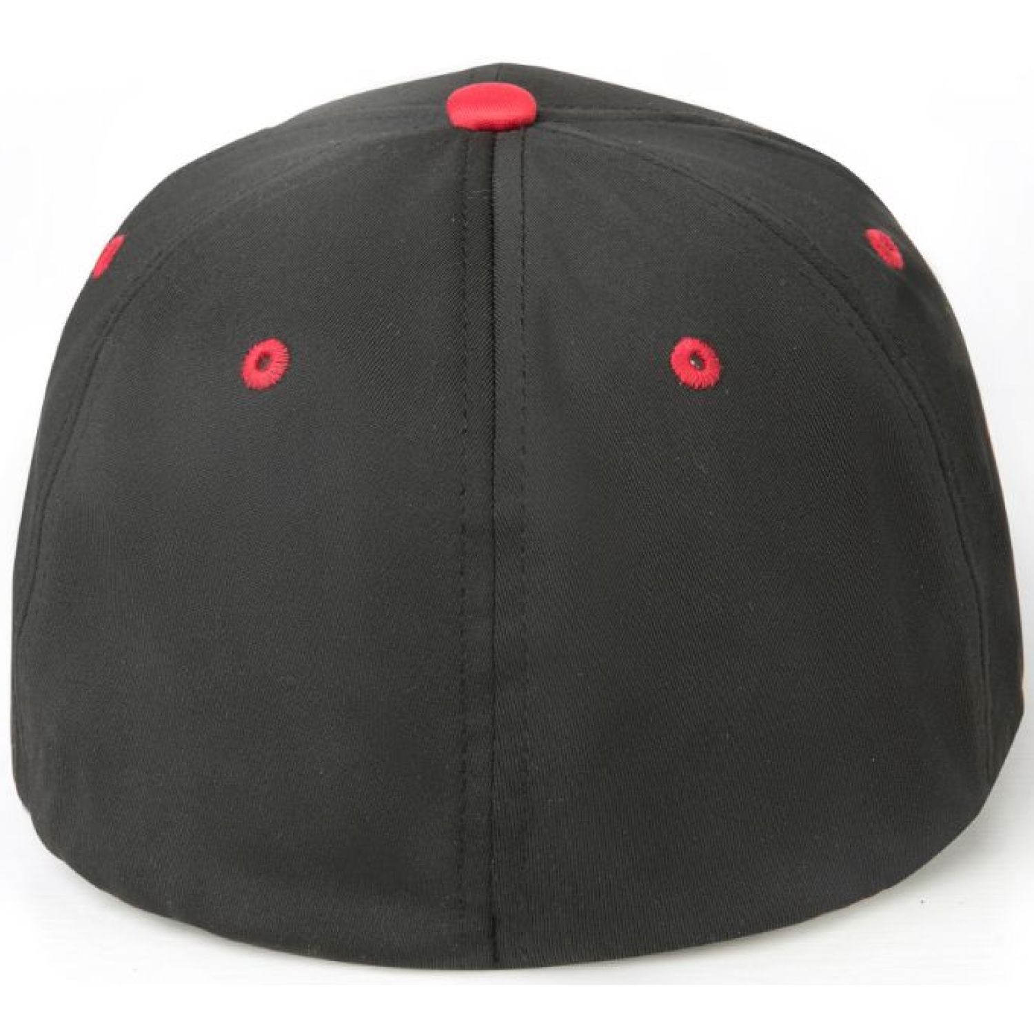 Premium 6-Panel Mid Crown Tactel Fabric Spandex Shape with Flat Bill Visor Cap 1