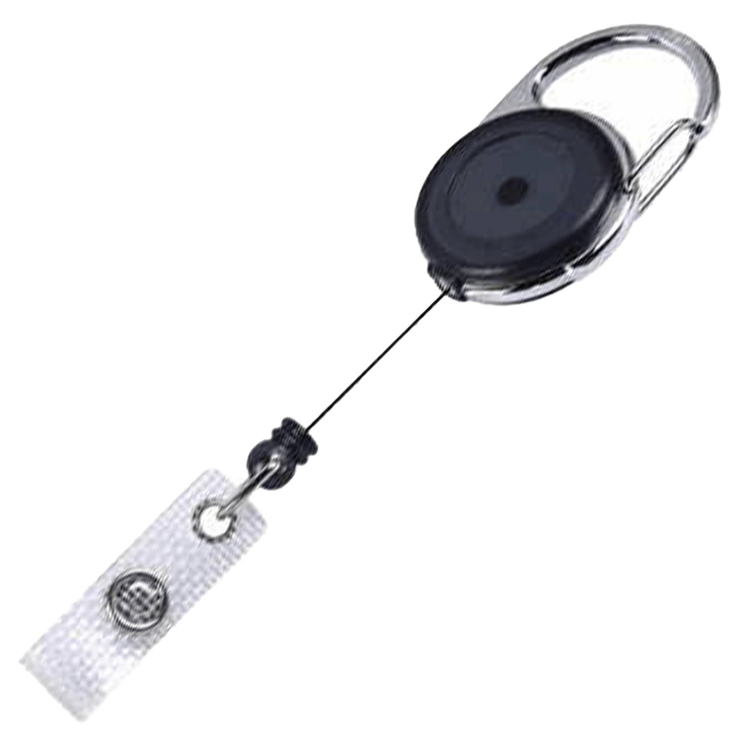 Quick Ship Full Color Retractable Carabiner Badge Reel with Belt Clip 3