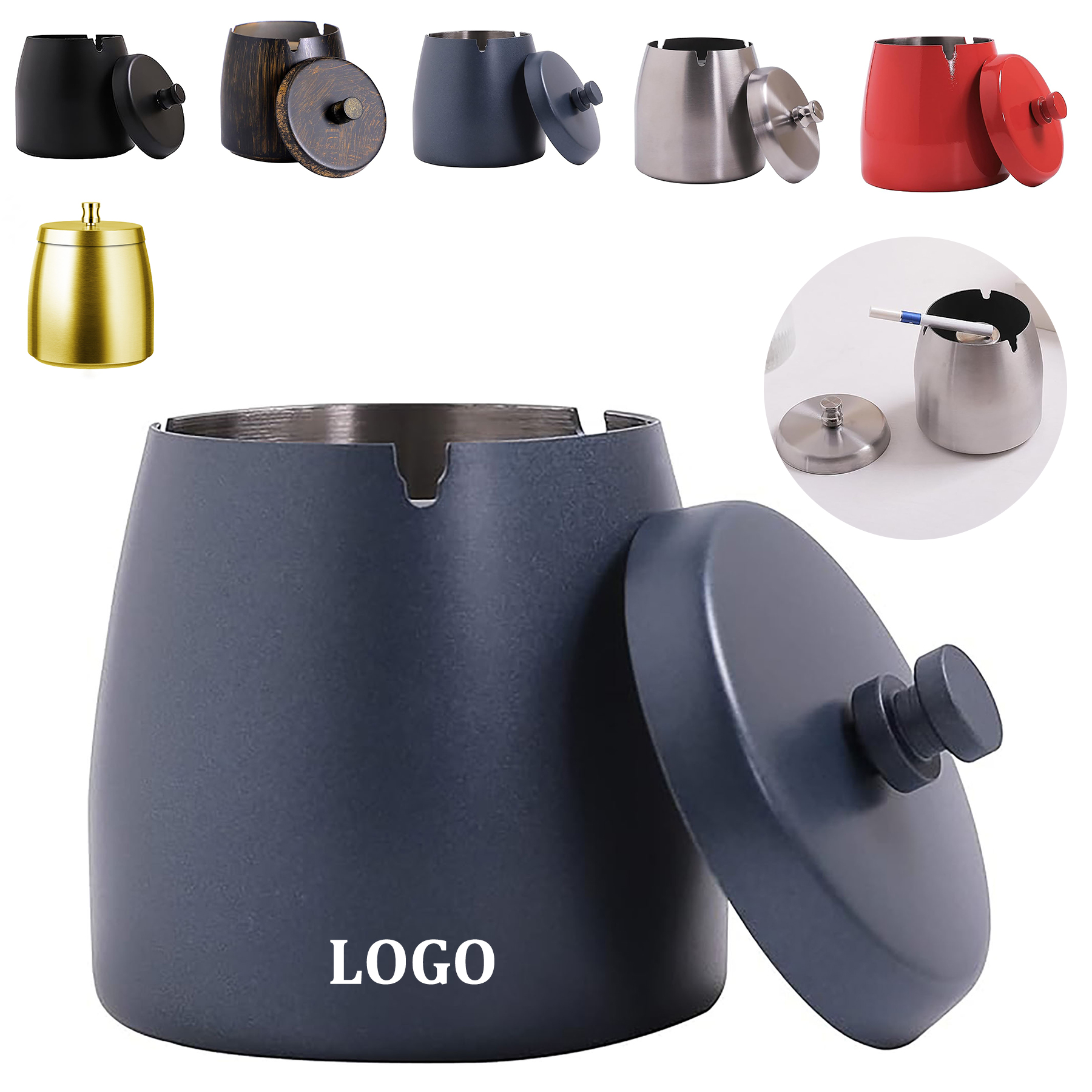 Stainless Steel Ashtray 1