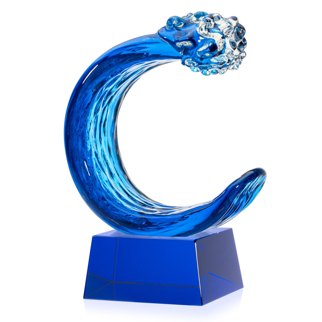 Oceana Award on Robson Base - Blue 7