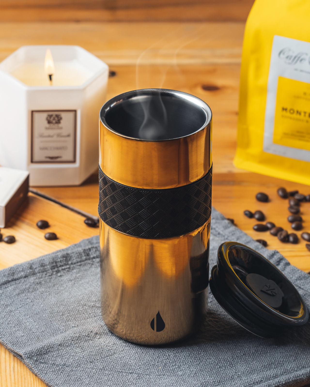 Elemental® Artisan 16oz Stainless Steel Tumbler with Ceramic Lid 5