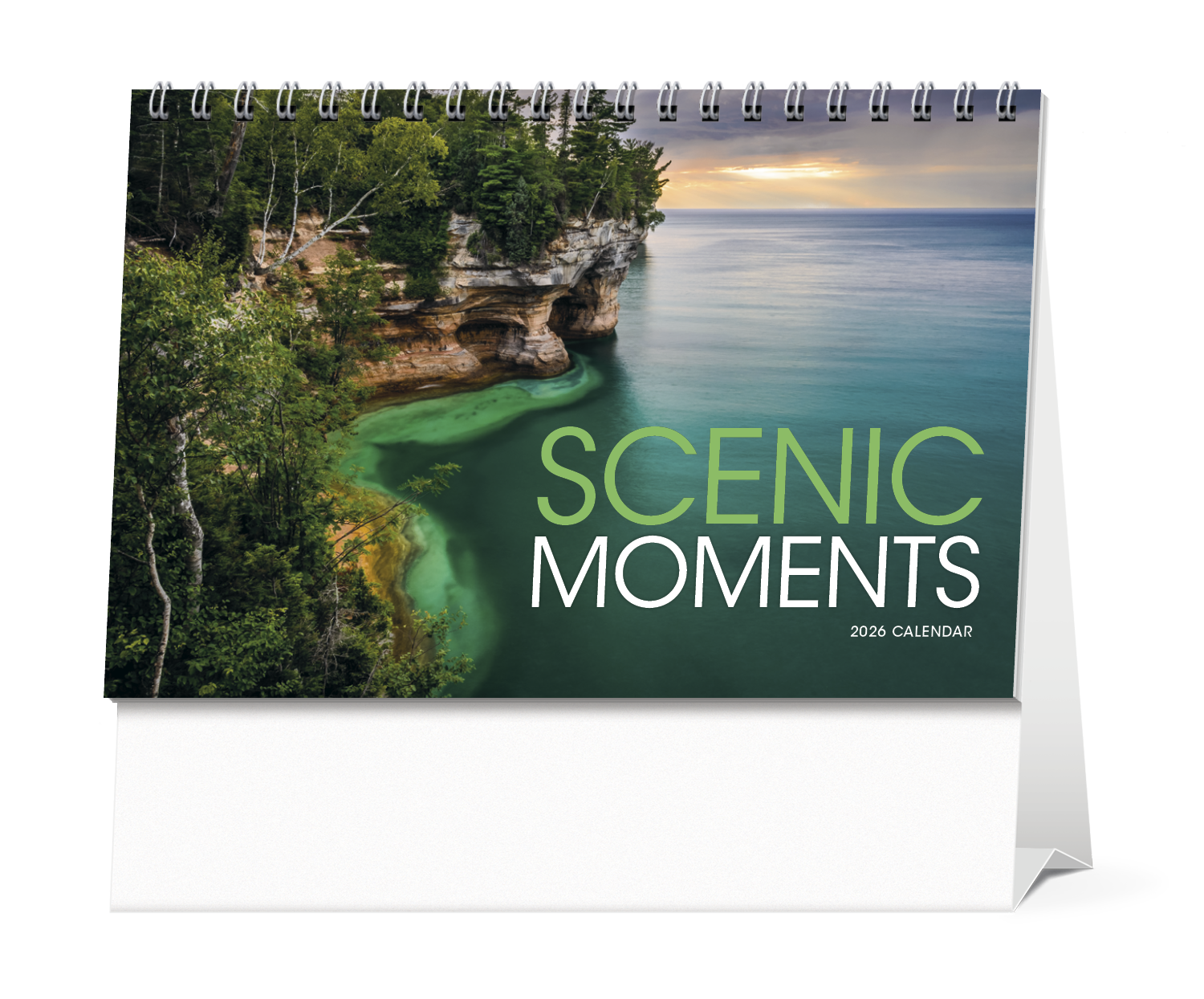 Triumph® Calendars Scenic Moments Large Desk Calendar 9