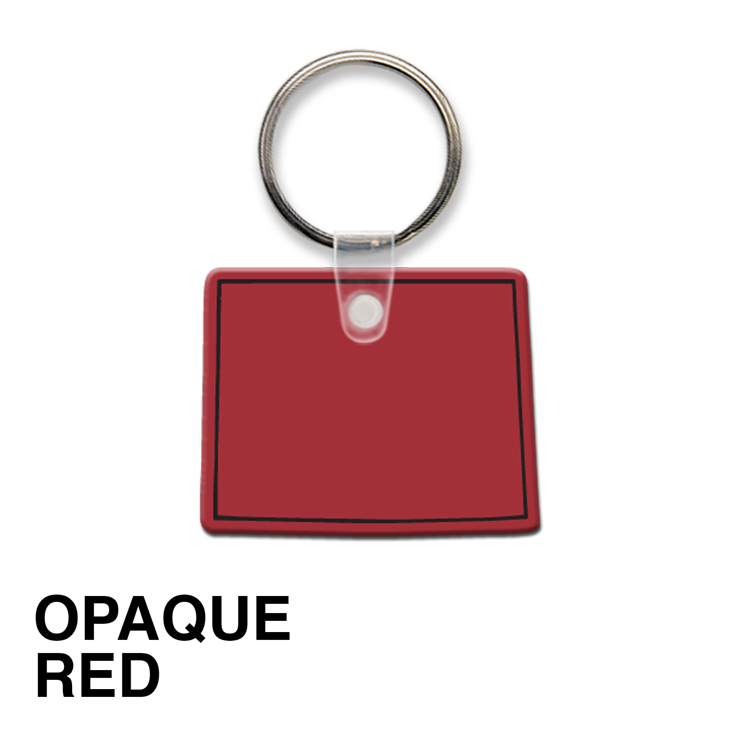 Wyoming State Shape Key Tag (Spot Color) 5