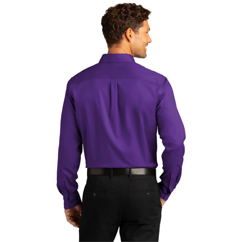 Port Authority Long Sleeve SuperPro React Twill Shirt. 106