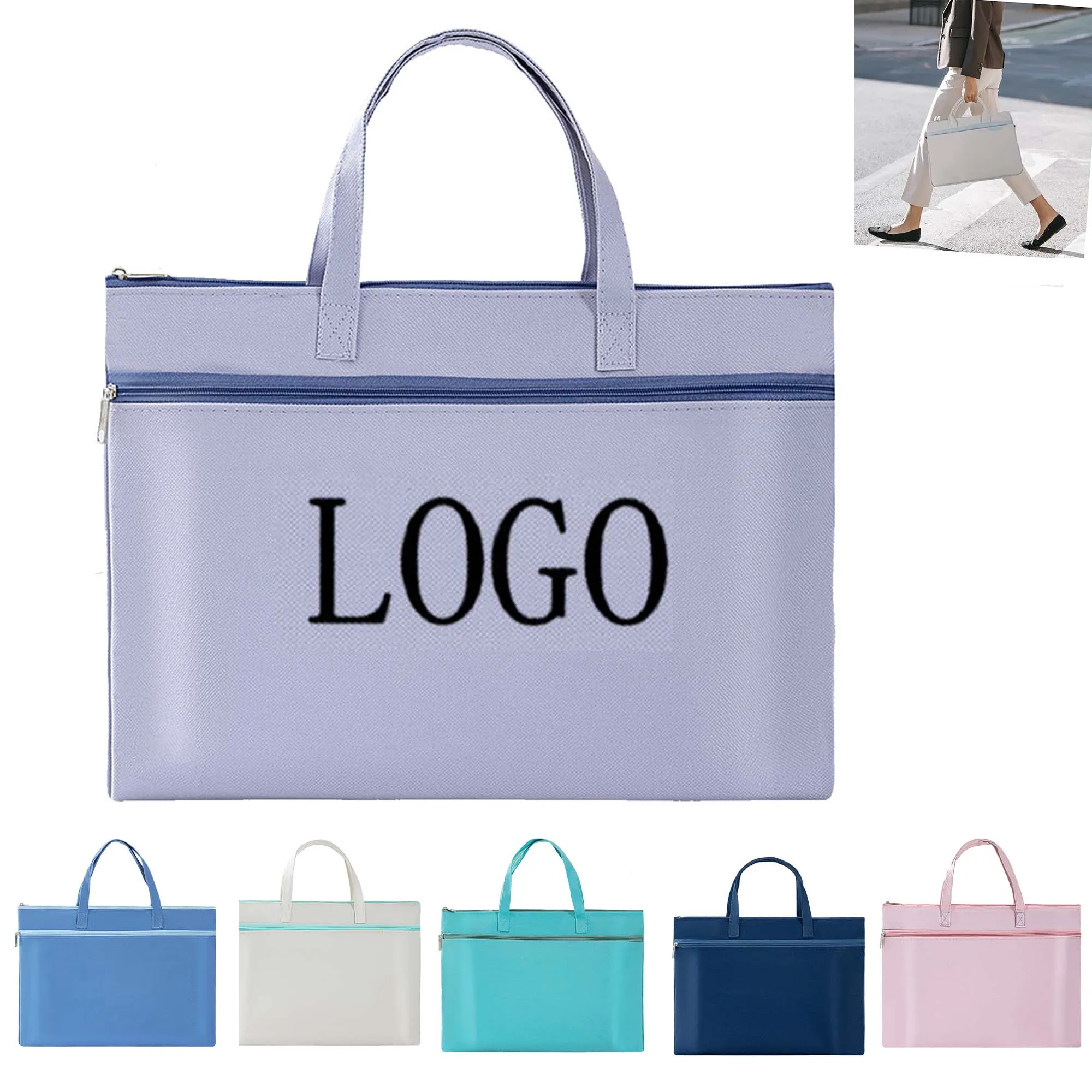 Portable Document Bag with Handle 5