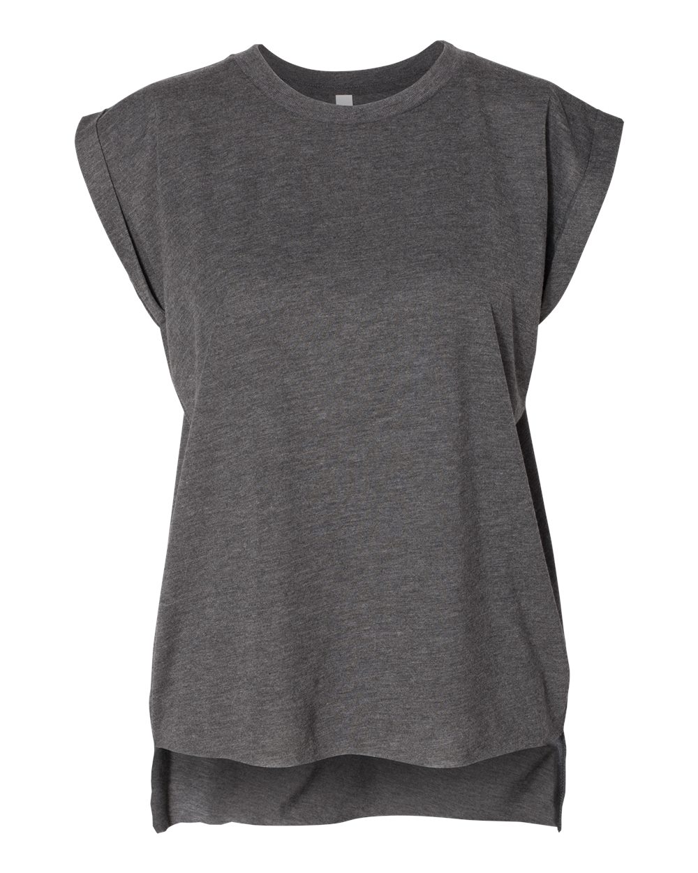 Women's Flowy Rolled Cuffs Muscle Tee - 8804 34
