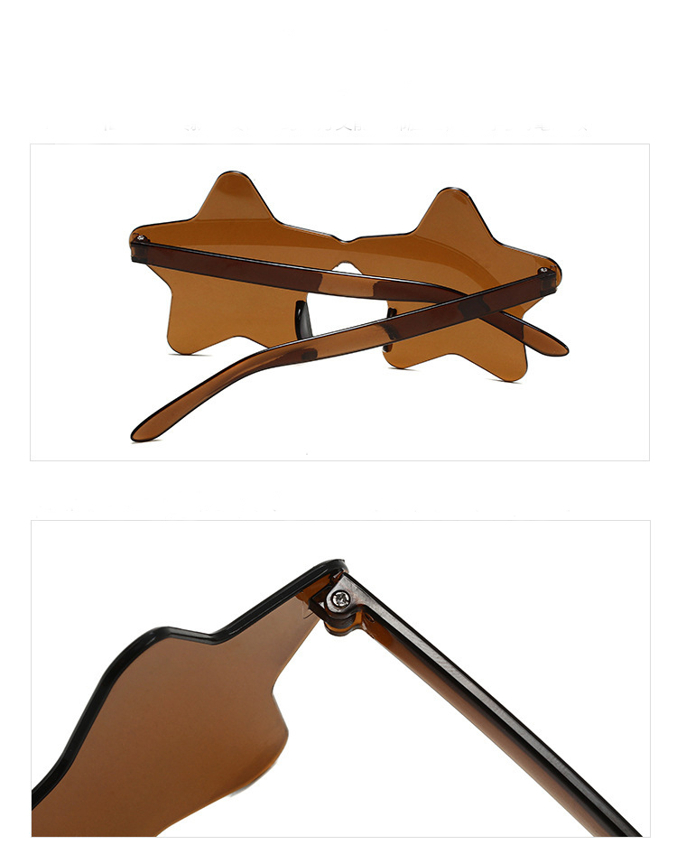 Star Rimless Sunglasses 8