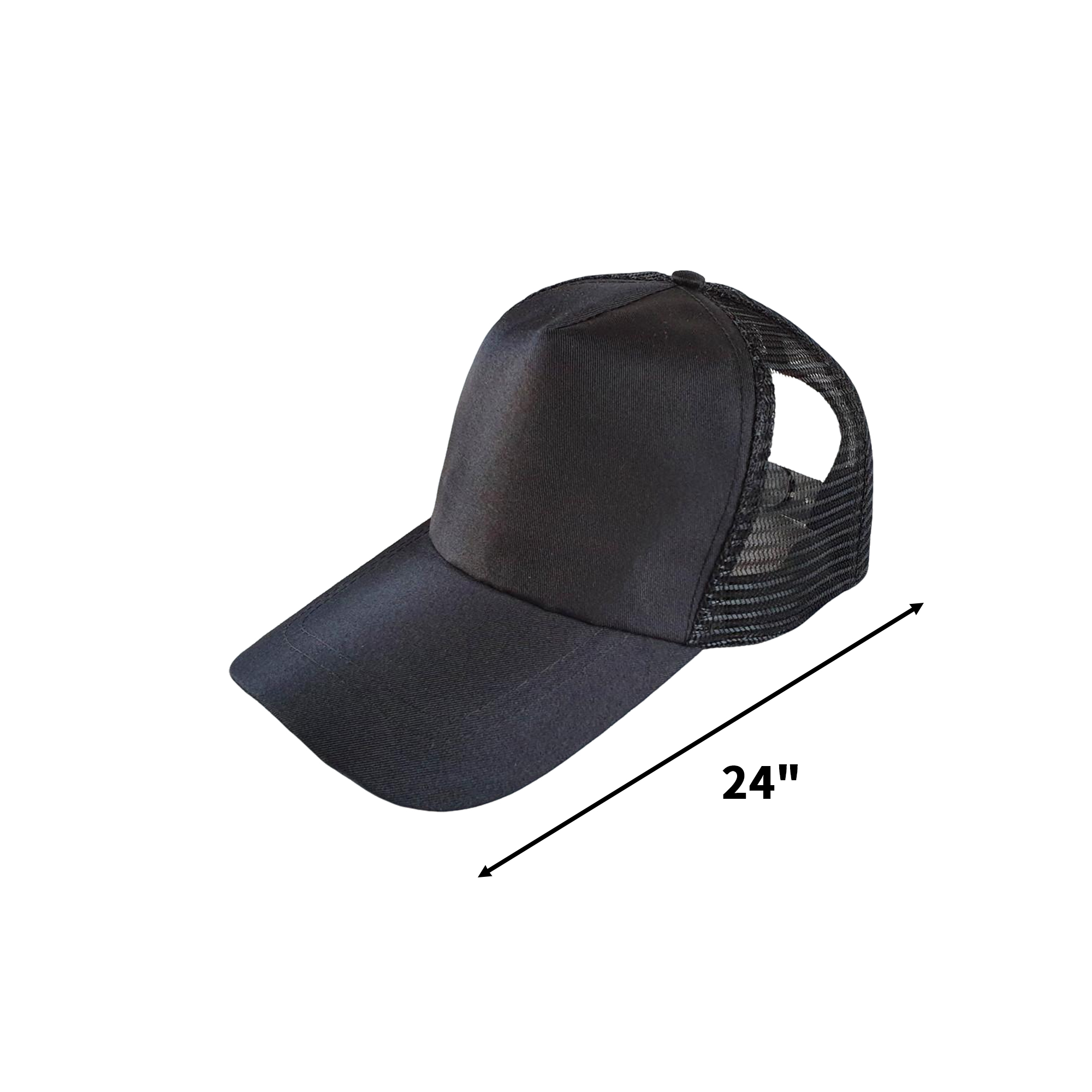 Five Panel Trucker Mesh Back Cap 22.9 To 25.2" 8