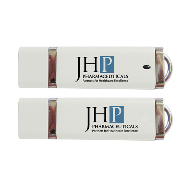 Rectangle Plastic USB 3.0 Drive w / Silver Trim 2