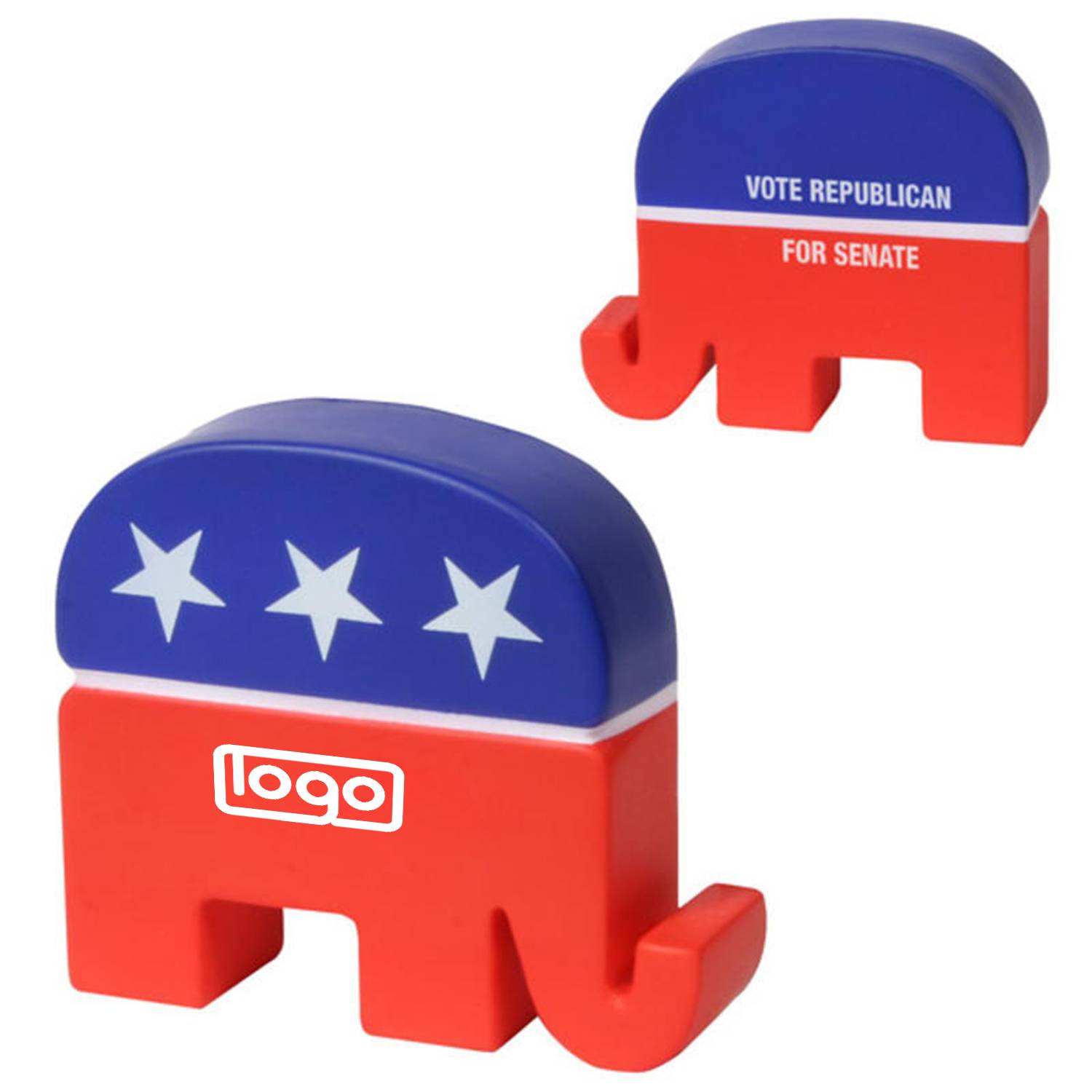 PU Foam Red Elephant Stress Reliever 1