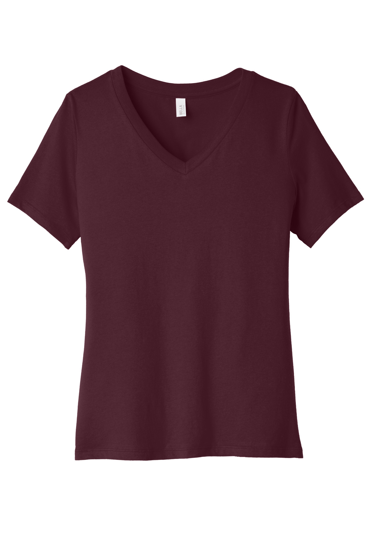 BELLA+CANVAS Women's Relaxed Jersey Short Sleeve V-Neck Tee. BC6405 25