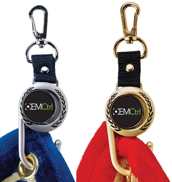 Towel Holder w/Magnetic Ball Marker 1