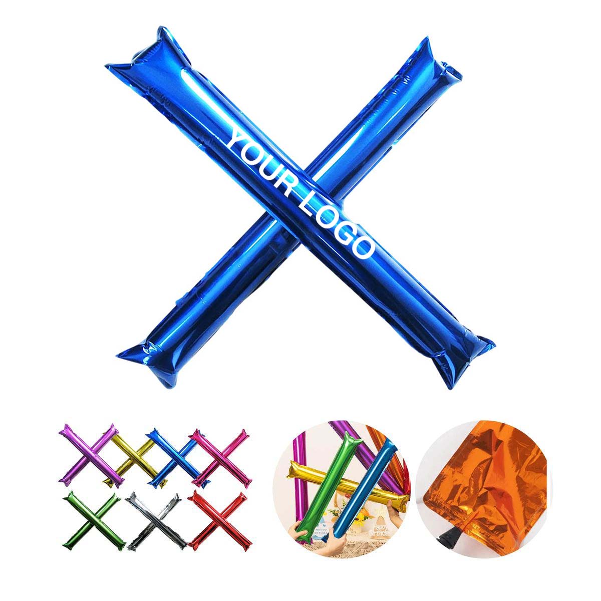 Pair of Noise Making Sticks for Parties and Festivals 7