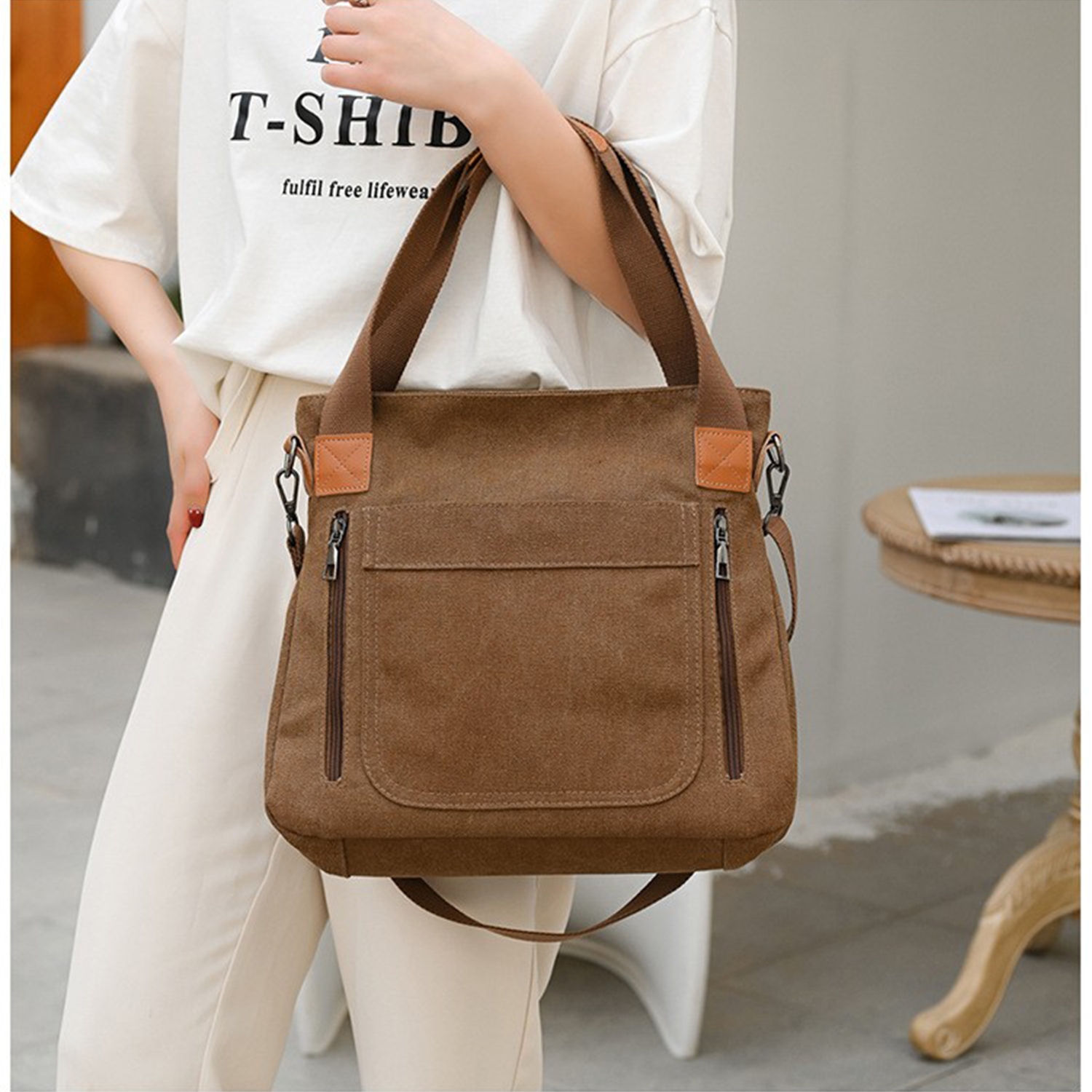 Canvas Handbag Crossbody Bag for Women 5