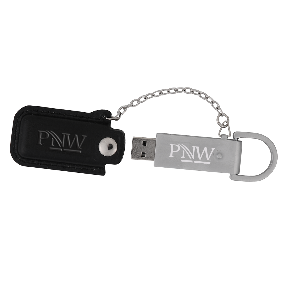Cortland Leather and Chain USB 6