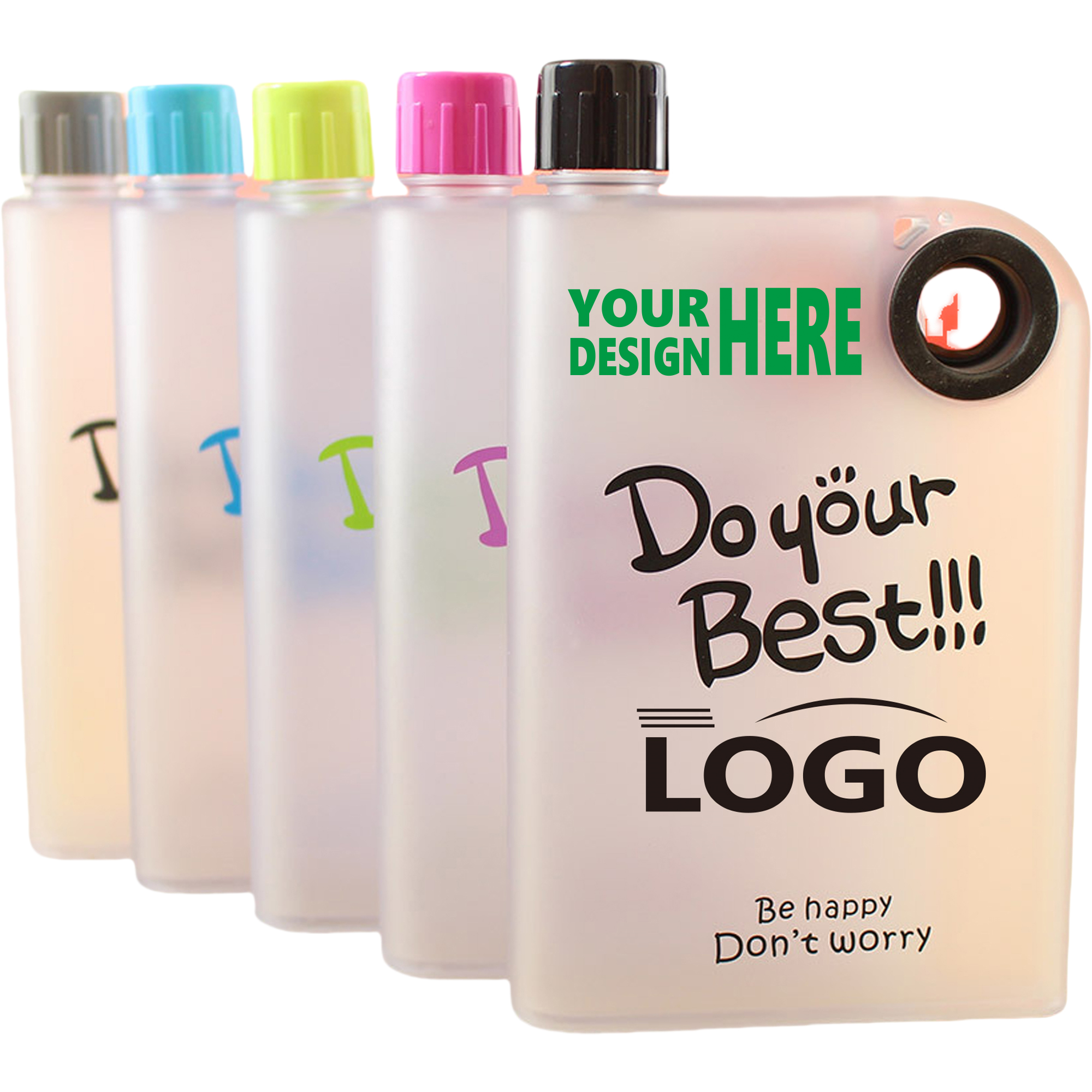 12oz Portable Flat Sports Cup MOQ20 3