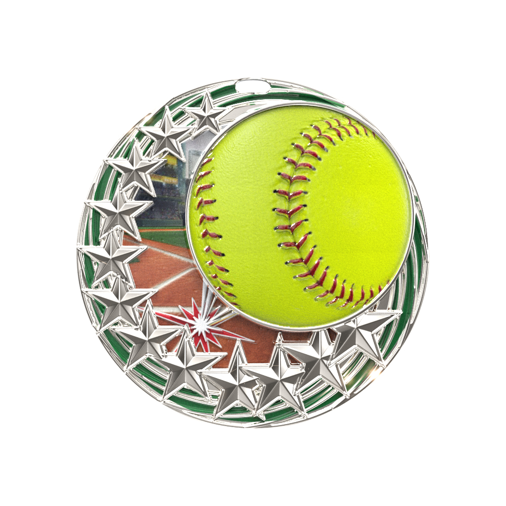 Star Blast Medal - Softball 5