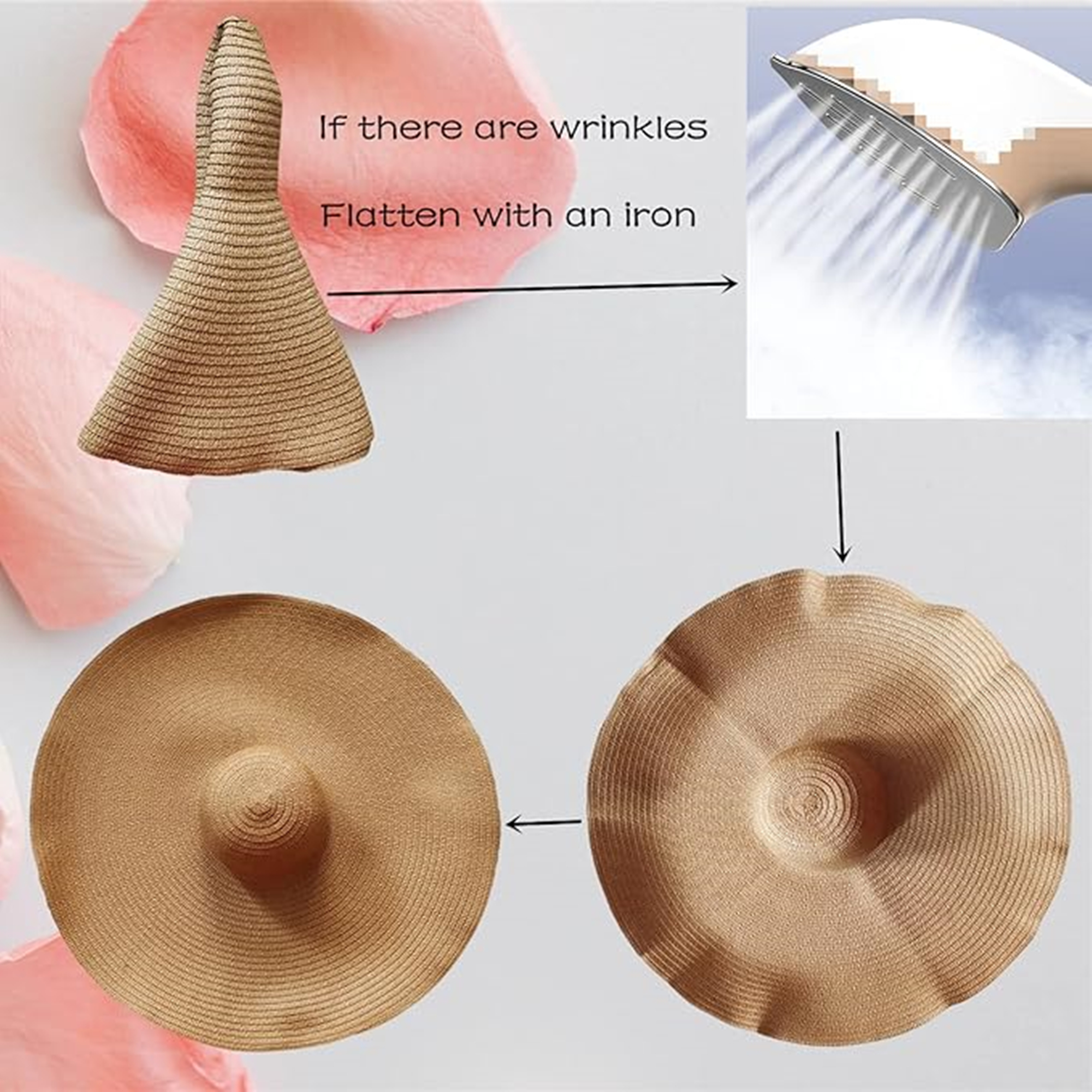 Oversized Beach Straw Hat 4