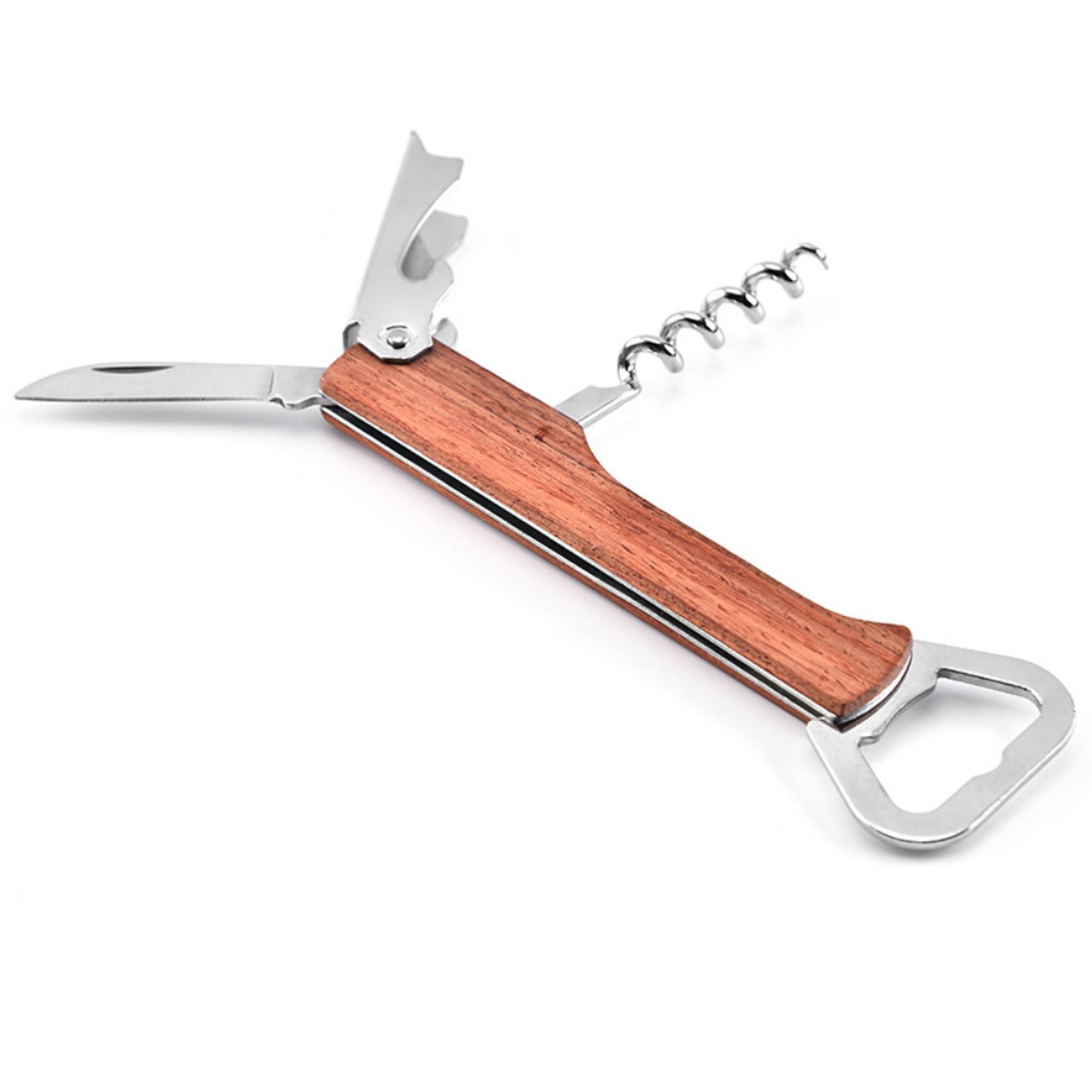 Wood Wine Opener Set 2