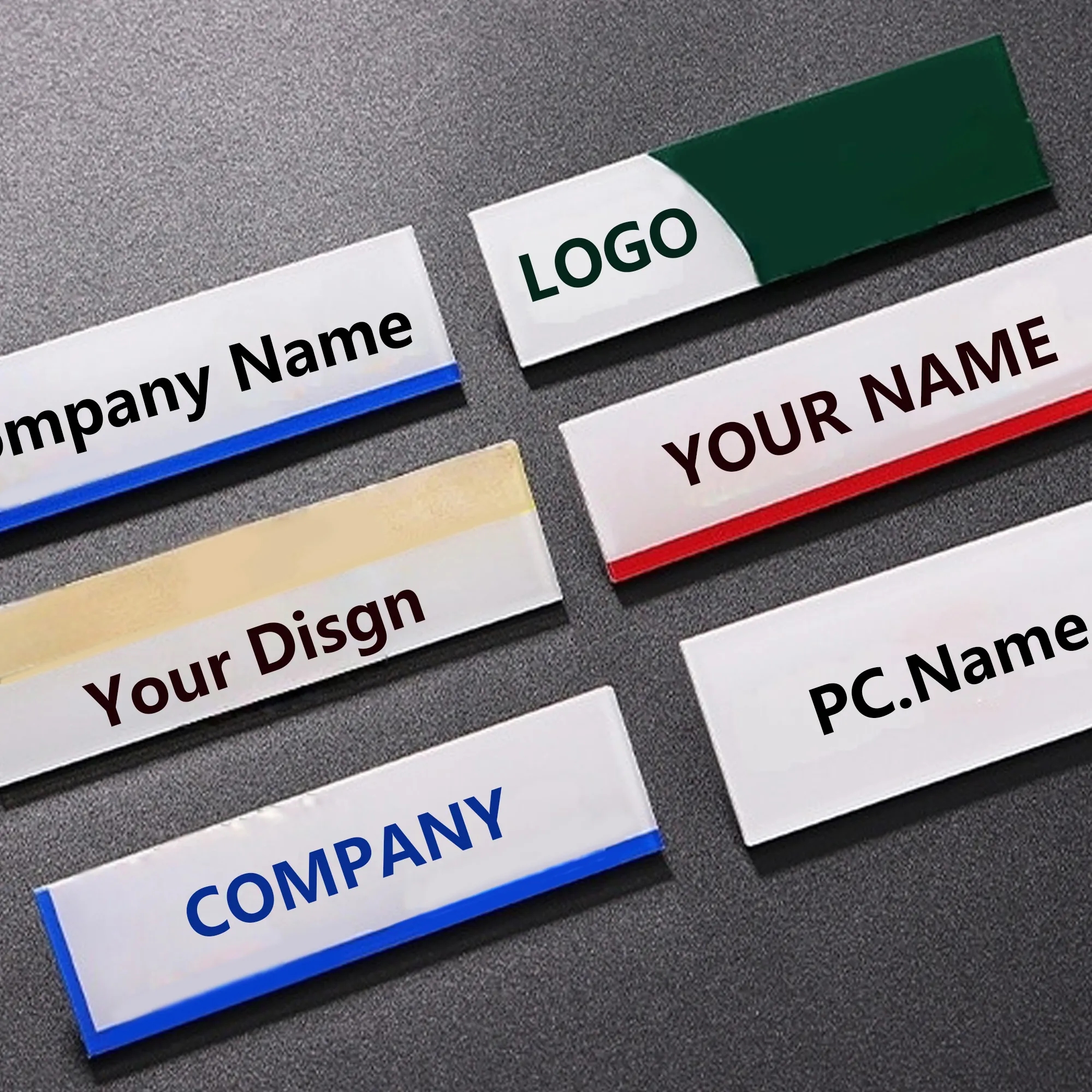 Acrylic Name Tag For Chest Plate 2