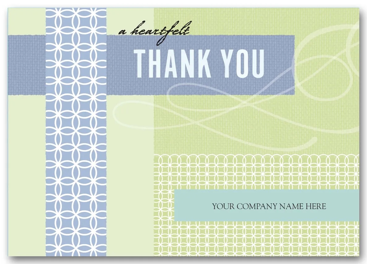 Retro Regards Thank You Cards 3