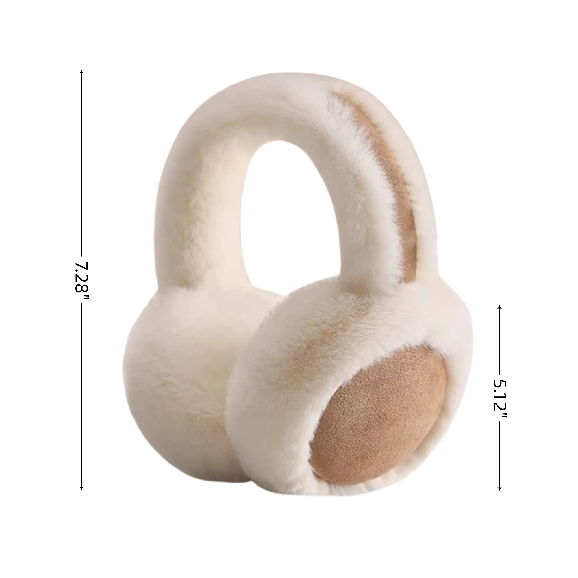 Womens Winter Plush Earmuffs Ear Warmers Foldable 7
