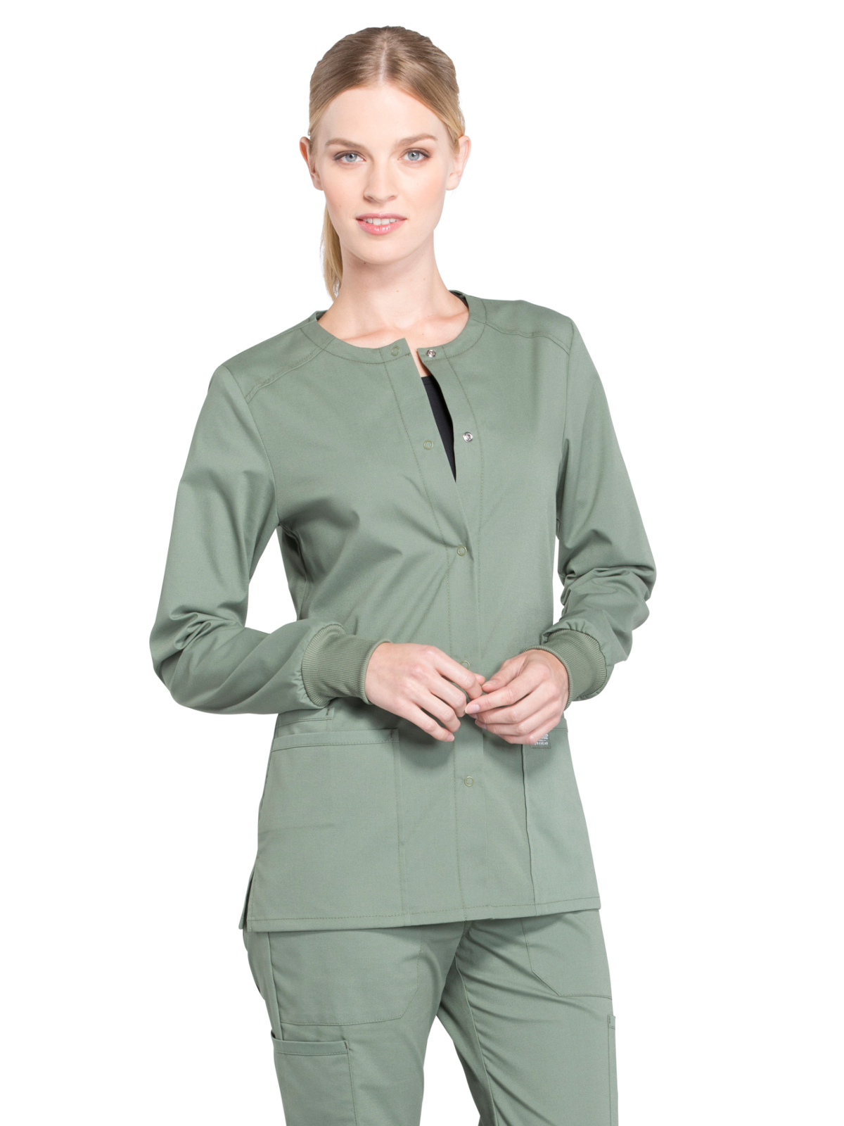 Cherokee - Workwear Professionals - Women's Snap Front Jacket 29