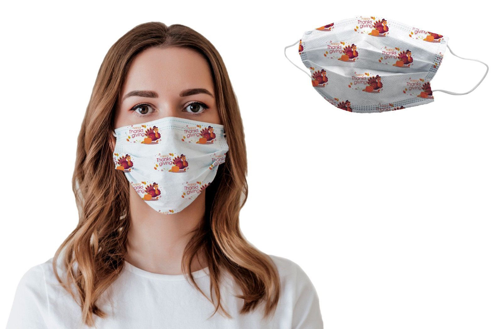 Custom Printed 3 Ply Face Mask 3