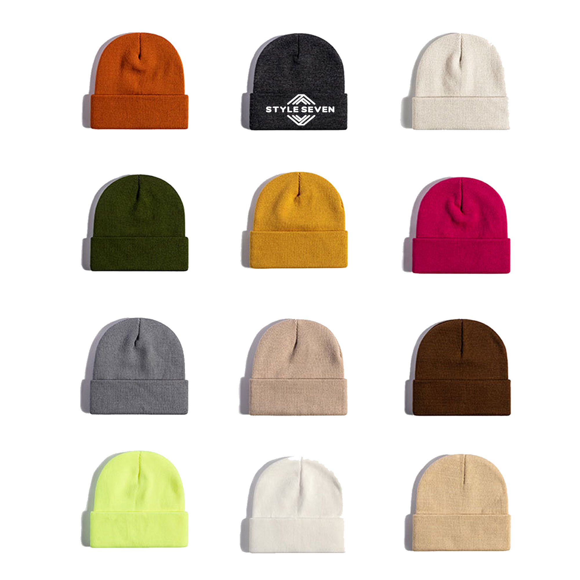 Casual Warm Hat Winter Knitted Beanie 1