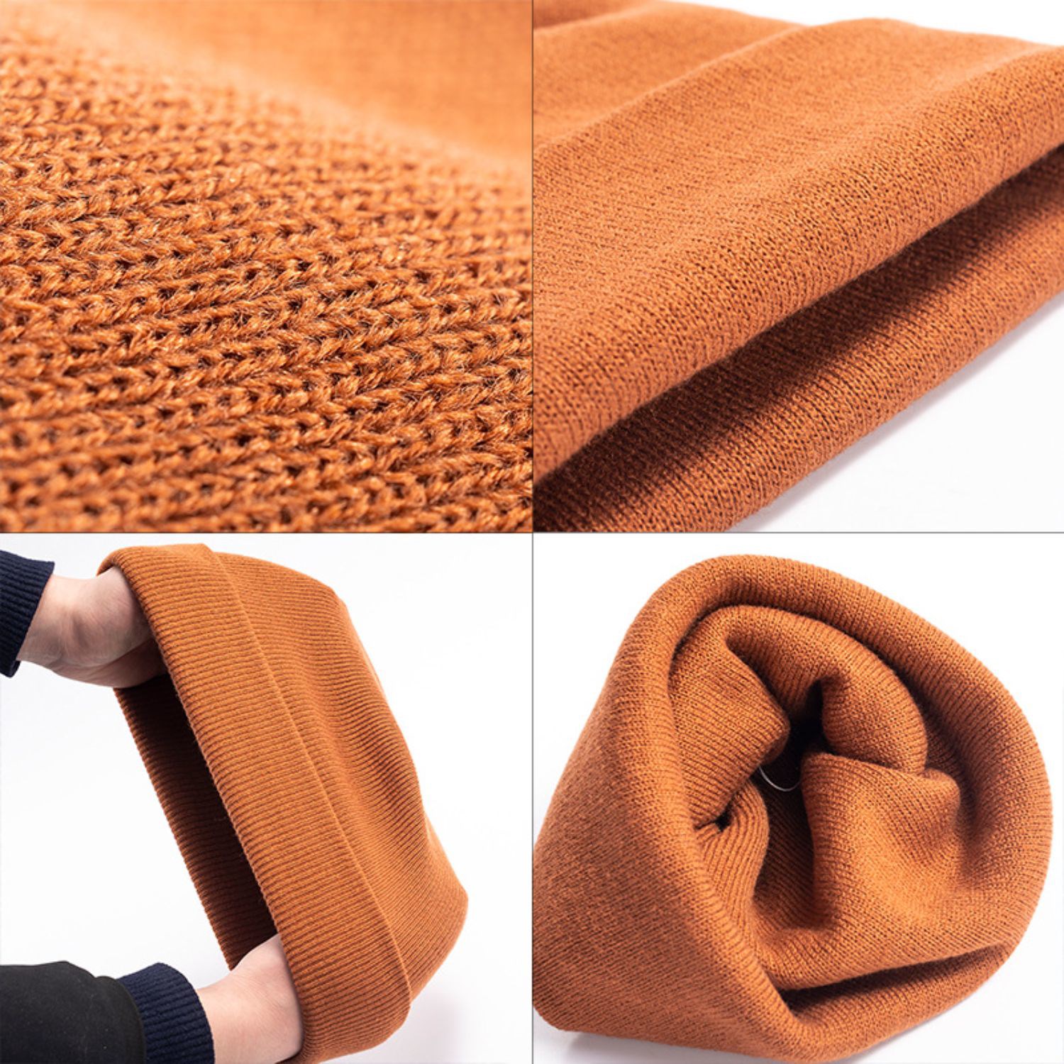 Premium Knitted Cuffed Winter Beanie 2