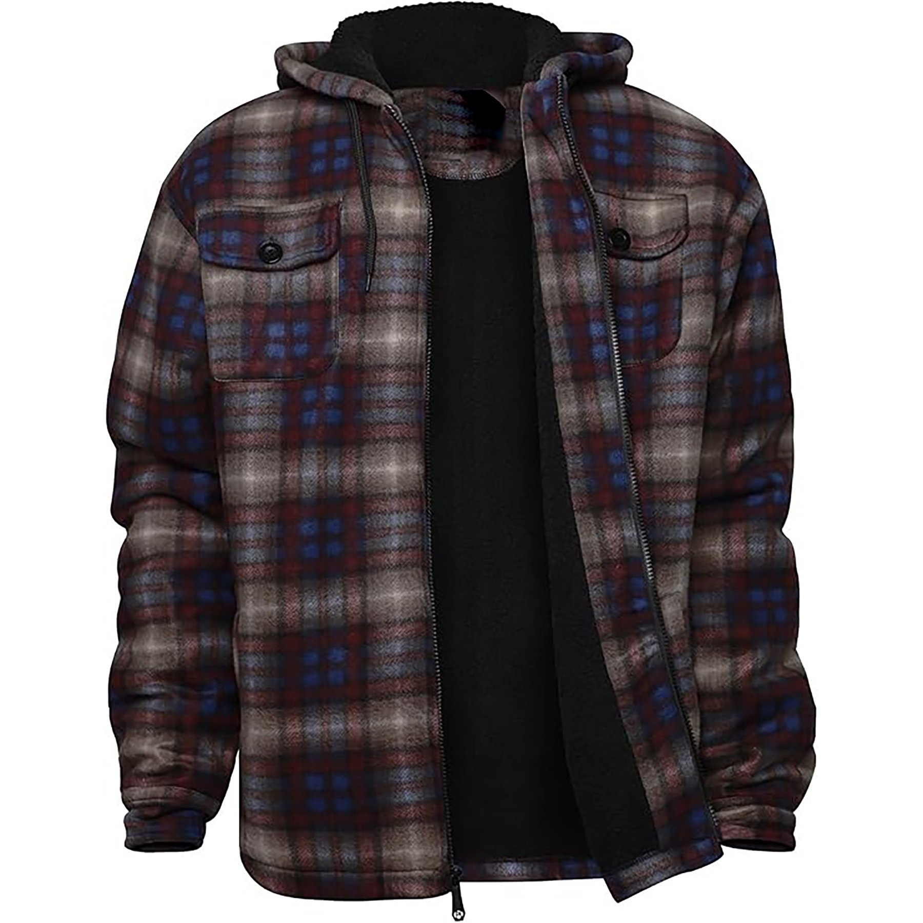 Thick Flannel Plaid Jacket 12