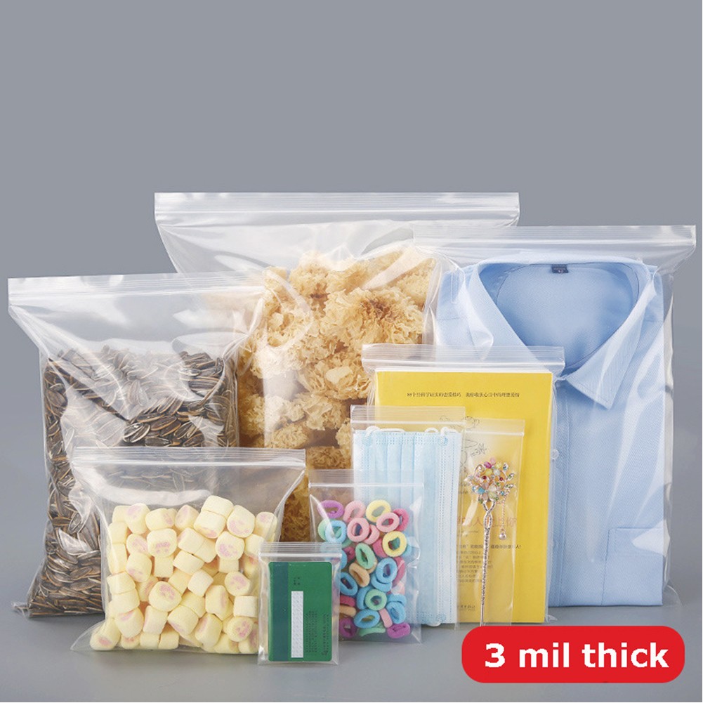 Clear Arts Photos Prints Storage Pouch Zipper Seal Lock Bag 1